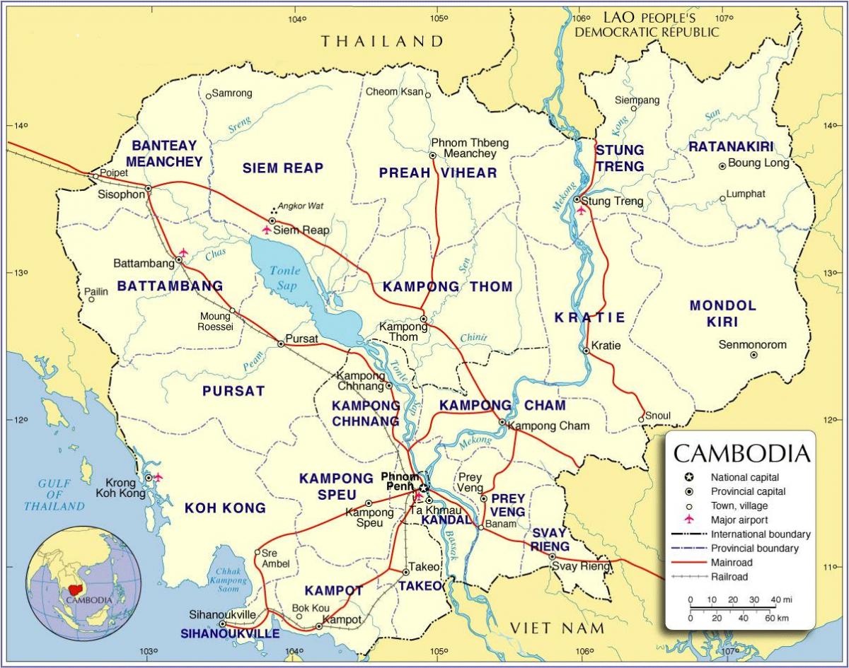 แผนที่ของสื่อข้อมูลของกล้องถนน