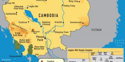 Angkor แผนที่สื่อข้อมูลของกล้อง
